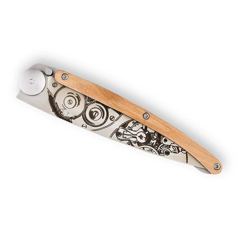 Watch Movement Folding Knife